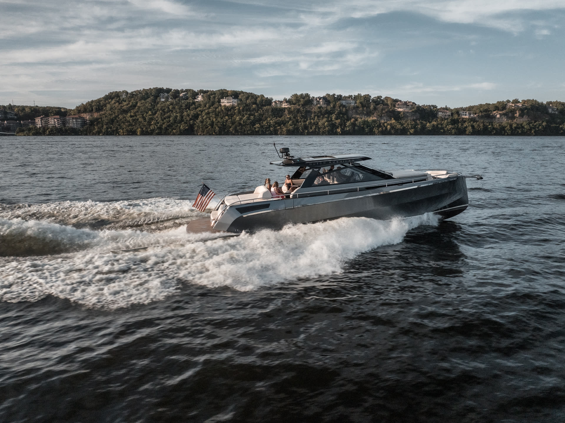 Dutch American DA 50 yacht — Steeler hero photography